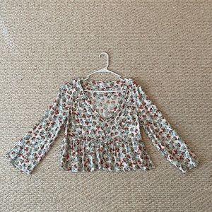 Jack by BB Dakota floral flowy top
